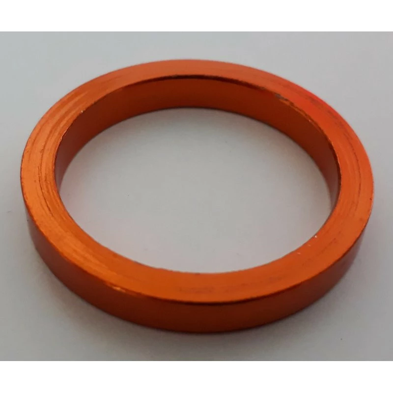 Entretoise Potence Vélo Aluminium 5 Mm Orange 1 Entretoise Potence Vélo Aluminium 5 Mm Orange