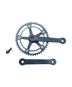 Pédalier Mono Plateau Extra+ Deluxe 46 Dents 165 Mm Noir